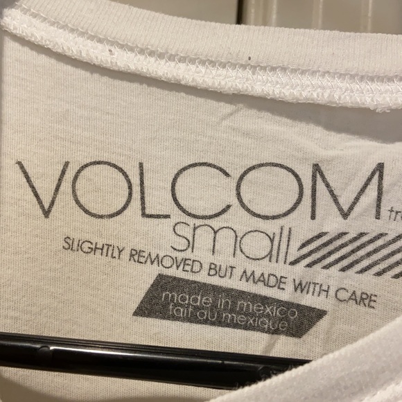 White/Blue Volcom Tee - Picture 4 of 5